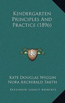 portada kindergarten principles and practice (1896)