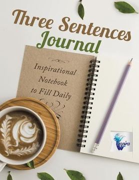 portada Three Sentences Journal Inspirational Notebook to Fill Daily