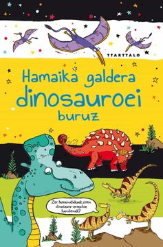 portada Hamaika Galdera Dinosauroei Buruz (en Euskera)