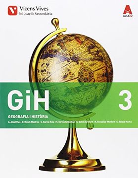 portada GIH 3 (Geografia i Historia ESO ) Aula 3D