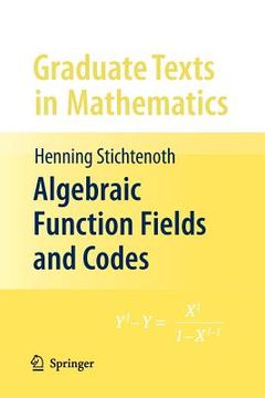portada algebraic function fields and codes (en Inglés)
