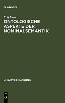 portada Ontologische Aspekte der Nominalsemantik (en Alemán)
