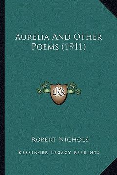 portada aurelia and other poems (1911) (in English)