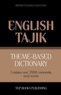 portada Theme-based dictionary British English-Tajik - 7000 words