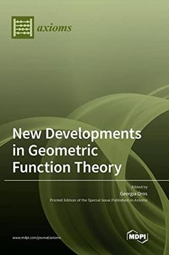 portada New Developments in Geometric Function Theory (en Inglés)