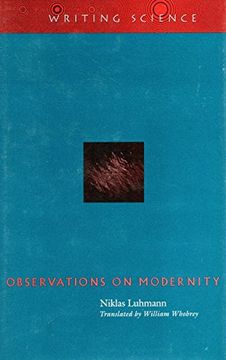 portada Observations on Modernity (en Inglés)