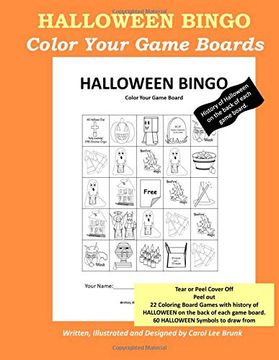 portada Halloween Bingo: Color Your own Game Boards (Volume 1) (en Inglés)