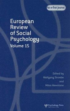 portada european review of social psychology (en Inglés)