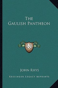 portada the gaulish pantheon (in English)