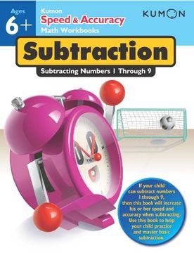 portada Speed & Accuracy: Subtracting Numbers 1-9 (Speed & Accuracy Math Workbooks)
