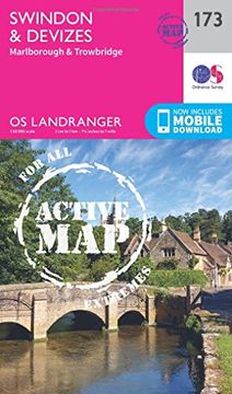 portada Swindon, Devizes, Marlborough & Trowbridge (OS Landranger Map)