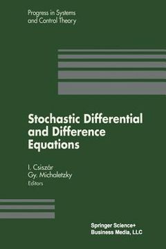 portada Stochastic Differential and Difference Equations (en Inglés)