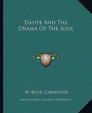 portada dante and the drama of the soul (in English)