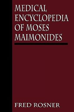 portada medical encyclopedia of moses maimonides