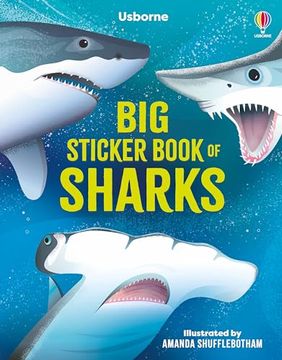 portada Big Sticker Book of Sharks (Sticker Books) (in English)