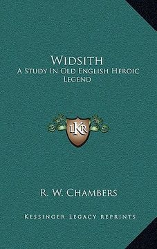 portada widsith: a study in old english heroic legend (en Inglés)