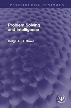 portada Problem Solving and Intelligence (in English)