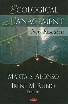 portada ecological management: new research (en Inglés)