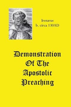 portada Demonstration Of The Apostolic Preaching (en Inglés)