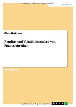 portada Rendite- und Volatilitätsanalyse von Finanzzeitreihen 