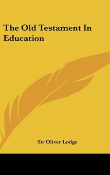 portada the old testament in education (in English)