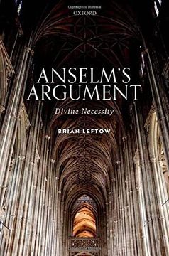 portada Anselm's Argument: Divine Necessity (Hardback) (en Inglés)