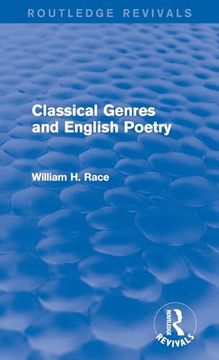 portada Classical Genres and English Poetry (Routledge Revivals)