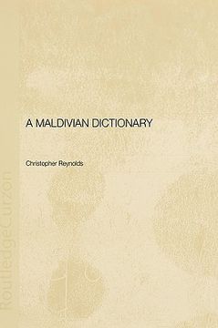 portada a maldivian dictionary (en Inglés)