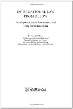 portada International law From Below: Development, Social Movements and Third World Resistance 