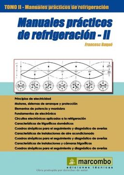 portada Manuales Prácticos de Refrigeración. Tomo 2. (in Spanish)