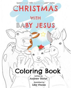 portada Christmas with Baby Jesus: Coloring Book (en Inglés)