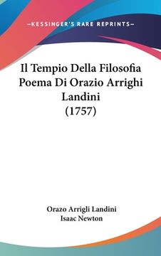 portada Il Tempio Della Filosofia Poema Di Orazio Arrighi Landini (1757) (en Italiano)