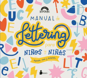 portada Manual de Lettering Para Niños y Niñas: Aprende, Crea y Diviértete