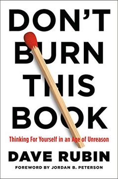 portada Don't Burn This Book: Thinking for Yourself in an age of Unreason (en Inglés)