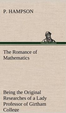 portada the romance of mathematics (in English)