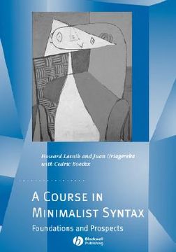 portada a course in minimalist syntax: foundations and prospects