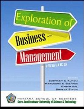 portada Exploration of Business and Management Issues
