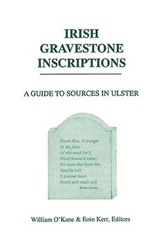portada irish gravestone inscriptions (en Inglés)