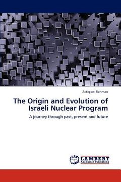 portada the origin and evolution of israeli nuclear program (in English)