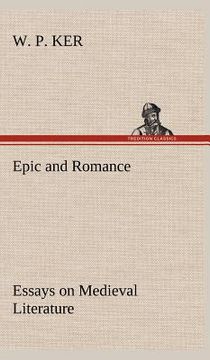 portada epic and romance essays on medieval literature (en Inglés)