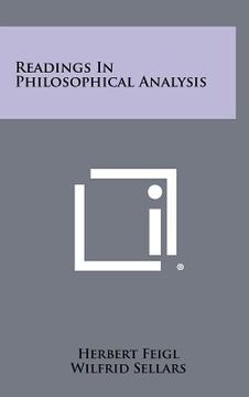 portada readings in philosophical analysis (en Inglés)