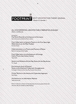 portada Footprint 28 - all is in Formation: All is Information. Architecture, Cybernetics, Ecology (Footprint Journal, 28) (en Inglés)