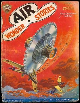 portada Air Wonder Stories, April 1930 (en Inglés)