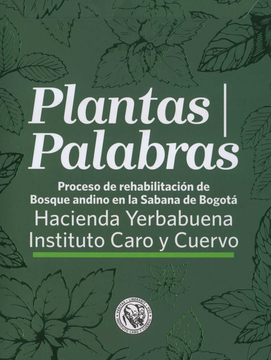 portada PLANTAS PALABRAS PROCESO DE REHABILITACION DE BOSQUE ANDINO EN LA SABANA DE BOGOTA