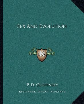 portada sex and evolution (en Inglés)