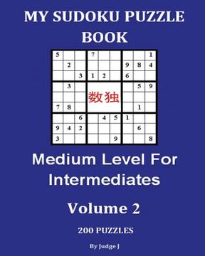 portada My Sudoku Puzzle Book: Medium Level For Intermediates V2 (en Inglés)