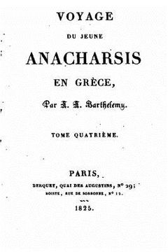 portada Voyage du jeune Anacharsis en Grèce - Tome IV (en Francés)