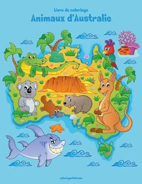 portada Livre de coloriage Animaux d'Australie 1 (en Francés)