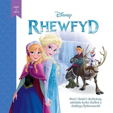 portada Disney Agor y Drws: Rhewfyd (in Welsh)