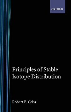 portada Principles of Stable Isotope Distribution (en Inglés)
